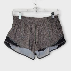 Lululemon Hotty Hot II Shorts 8 Heather Gray